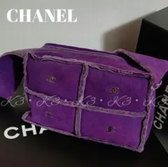CHANEL ヴィンテージ ムートンショルダーバッグ アーカイブ ココマーク 