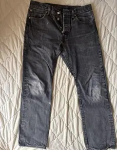 Levi's ブラックデニムパンツ 501 w32l30