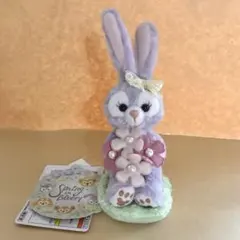 ダッフィー&フレンズ　スプリングインブルーム ステラルー ぬいぐるみストラップ
