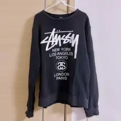 stussy ストゥーシー スウェット ブラック