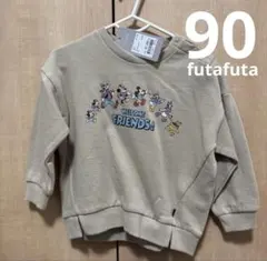 新品未使用　futafuta フタフタ　レトロミッキー　トレーナー　90cm