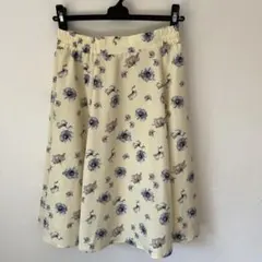 earth music &ecology 花柄フレアスカート　M