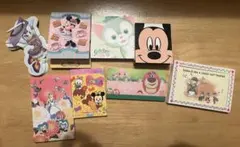 ディズニーキャラクター メモ用紙セット 8個入り