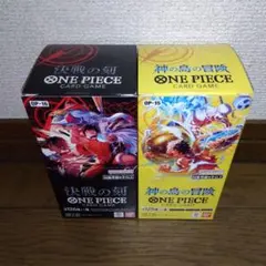 ワンピースカードゲーム 決戦の刻 神の島の冒険 各1box - メルカリ