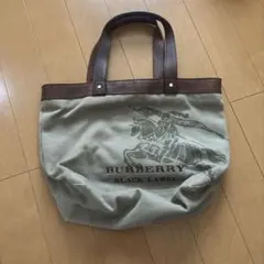 バーバリーブラックレーベル　トートバッグ
