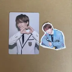 なにわ男子 HARDWORK ファミクラ盤 藤原丈一郎 トレカ シール セット