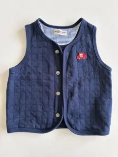 ミキハウス　ホットビスケッツ　ベビー用ベスト　70-80サイズ