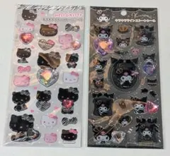 キラキラインストーンシール　ハローキティ&クロミ 2枚セット