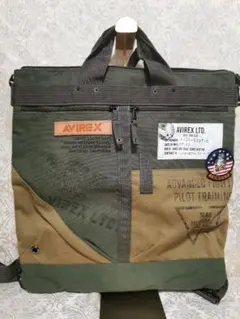 極美品　アヴィレックス　AVIREX　3way トムキャット2 ヘルメットバッグのサムネイル