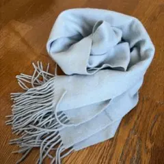 水色柔らかマフラー