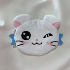 とっとこハム太郎 ふわふわフェイスポーチ リボンちゃん