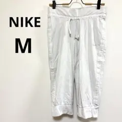 NIKE【M】ホワイト スウェットパンツ クロップド丈 トレーニング 古着
