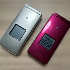 au KYF43 ピンク折りたたみ携帯電話 - メルカリ