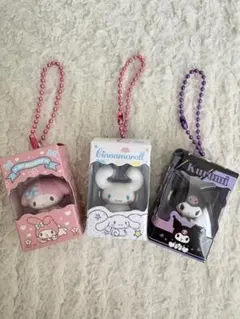 チョコボックス　マイメロディ・シナモロール・クロミ キーホルダーセット
