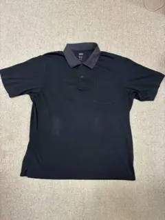 UNIQLO AEON ポロシャツ Lサイズ DRY COOL ブラックのサムネイル