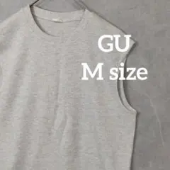 □ GU ワッフルクルーネックベスト 30 NATURAL Mのサムネイル