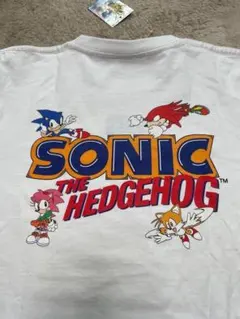 SEGA M 60周年 セガ ソニック　 Tシャツ　半袖　ホワイト　ヘッジホックのサムネイル