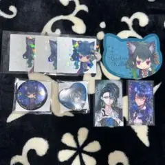 悪魔執事と黒い猫　あくねこ　バスティン　ナンジャタウン　缶バッジ　カード