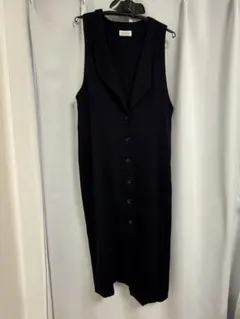 K.T. ネイビー ノースリーブ ワンピース