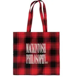 LEE 1月号付録マッキントッシュフィロソフィー大人のチェック柄ビックトート