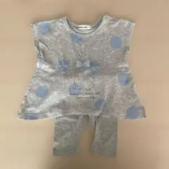 Noeil aime BeBe ウサギ柄 Tシャツ 80cmセットのサムネイル
