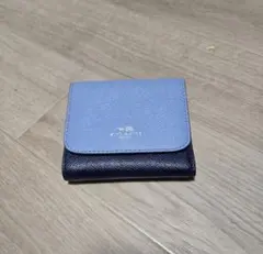 COACH☆二つ折り財布 青とネイビー