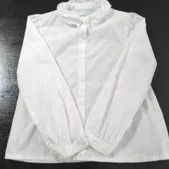 タルティーヌエショコラ ホワイト長袖シャツ【130】受験　お稽古
