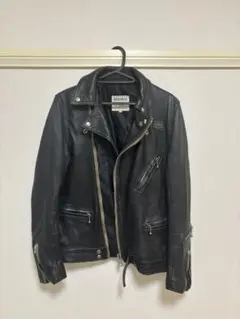 ザリアルマッコイズ ルイスレザー ディアスキン サイクロン ネイビー