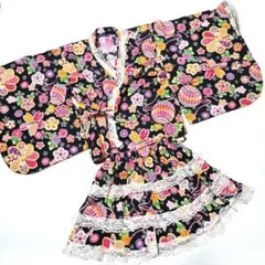 【美品】浴衣ドレス 上下セット　120 浴衣