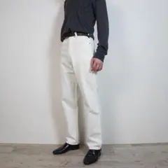 VERSACE ホワイトデニムジーンズパンツ ストレート イタリア製/DZ187のサムネイル