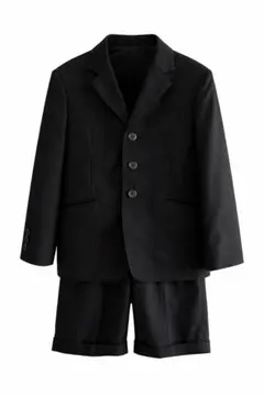 Primo Grado スーツ 130 黒 ストライプ セット 卒園式 入学式