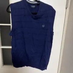 CHAPS ニットベスト ネイビー Lサイズのサムネイル
