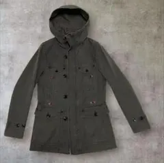 HALB 【archive】hooded Military coat y2k
