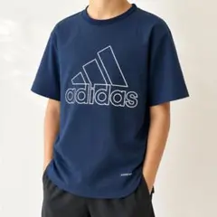 adidas アディダス キッズ 半袖Tシャツ 140 ビッグロゴ 1141のサムネイル