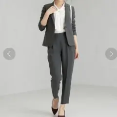 新品】UNTITLED 接触冷感UVカット洗えるパンツスーツ上下 - メルカリ