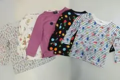 長袖Tシャツ 90cm 5点セット 女の子