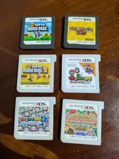 ニンテンドーDS・3DS用マリオシリーズのゲームソフト6本セット