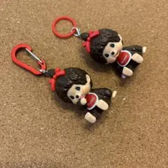 モンチッチ　アンブレラマーカー　カラビナ付きめじるしアクセサリー