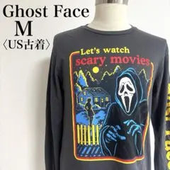 ゴーストフェイス SCREAM スクリーム ホラームービー ロンT US古着のサムネイル