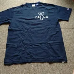Champion T1101 Yale University Tシャツ L 紺