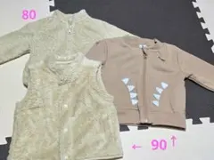 UNIQLO　80、90サイズ　アウター３枚セット