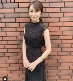 FRAY I.D 0 プリーツティアードワンピース ドット