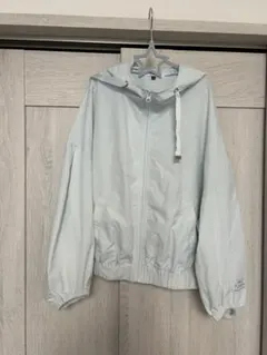 PINK-latte 淡い水色 フード付きジャケット 150cm