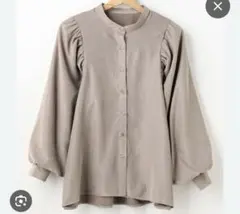 INGNI ミジンコールボリュームスリーブ　ボリューム袖ブラウス