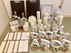 【ぱぴ様専用】ウェルカムスペース　結婚式　テーブルナンバー　メニュー表