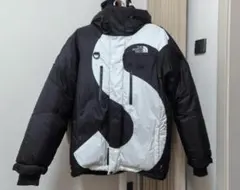 THE NORTH FACE ダウンジャケット ブラック/ホワイト