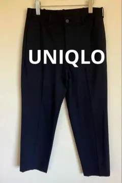 【美品】ユニクロ スマートアンクルパンツ2WAYストレッチ 濃紺　M