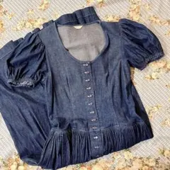 美品　ピンクハウス ワンピース　デニム　半袖