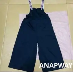 ANAPWAY ブラックオーバーオール