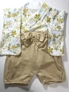 子ども 花柄 和服スタイル 90センチ